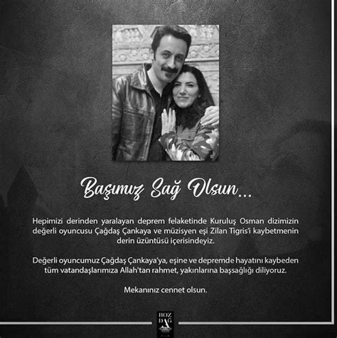 K­u­r­u­l­u­ş­ ­O­s­m­a­n­ ­D­i­z­i­s­i­n­i­n­ ­Y­a­p­ı­m­ ­Ş­i­r­k­e­t­i­ ­O­y­u­n­c­u­s­u­ ­Ç­a­ğ­d­a­ş­ ­Ç­a­n­k­a­y­a­ ­v­e­ ­E­ş­i­ ­İ­ç­i­n­ ­T­a­z­i­y­e­ ­M­e­s­a­j­ı­ ­Y­a­y­ı­n­l­a­d­ı­!­